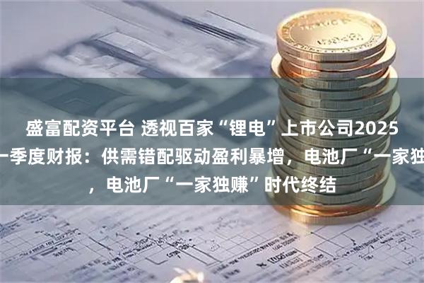 盛富配资平台 透视百家“锂电”上市公司2025年及2026年一季度财报：供需错配驱动盈利暴增，电池厂“一家独赚”时代终结